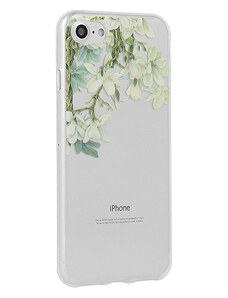 Telone Floral pouzdro pro Samsung Galaxy S8 transparentní