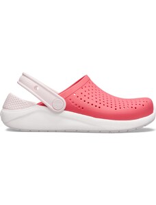 Dětské boty Crocs LiteRide Clog K růžová/bílá