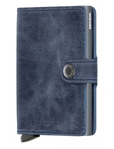 Secrid Miniwallet Secrid Vintage Blue-Titanium