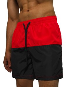 Pánské koupací šortky Červeno-Černé OZONEE JS/HM067