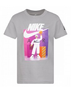 Dětské Nike Force Tee / Šedá, Fialová / 5