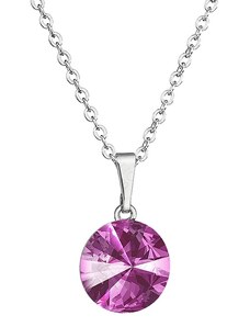 HGM Náhrdelník Rivoli 12mm Fuchsia SWAROVSKI