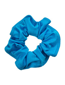 Scrunchie gumička VFstyle neonově tyrkysová