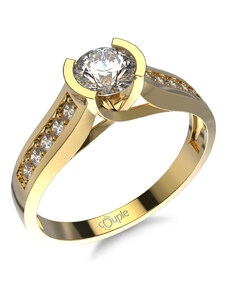 Couple Luxur Zlatý dámský prsten Flavia 5210508 Velikost prstenu: 54