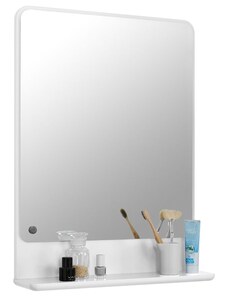 Bílé lakované koupelnové zrcadlo Tom Tailor Color Bath 70 x 52 cm
