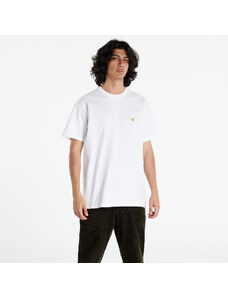 Pánské tričko Carhartt WIP S/S Chase T-Shirt White/ Gold