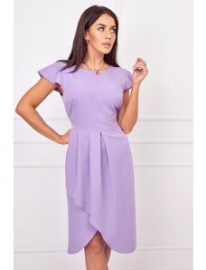 Jednoduché šaty s rukávkem Paola, fialové