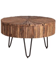 Dřevěný kulatý konferenční stolek Somcasa Tarak 70 cm