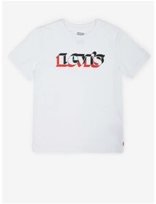 Levi's Bílé dětské tričko Levi's - Kluci