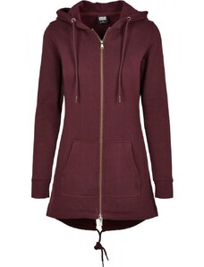 Tmavě červená dámská mikina Urban Classics Ladies Sweat Parka