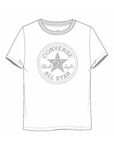 converse AUTHENTIC GLAM CHUCK PATCH GRAPHIC TEE Dámské tričko 10023446-A02