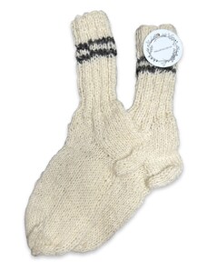Wallachia decor Ručně pletené ponožky 100% ovčí vlna