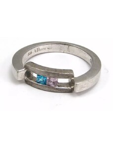 AutorskeSperky.com - Stříbrný prsten se zirkony - S1033