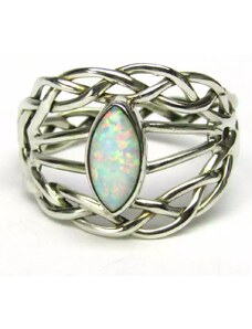 AutorskeSperky.com - Stříbrný prsten s opálem - S6564