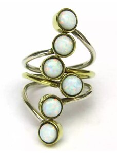 AutorskeSperky.com - Stříbrný prsten s opálem - S6594