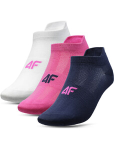 4F H4L21-SOD006 WHITE+PINK+NAVY Ponožky