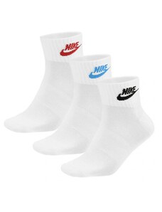 NIKE DRI FIT SOCK 3pp white/black