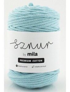 Bavlněná šňůra MILA Premium Cotton 5 mm - arktická