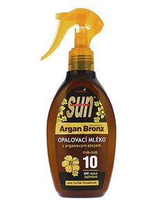 Vivaco Sun Argan Bronz opalovací mléko s arganovým olejem SPF 10 200 ml