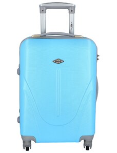 Stylový pevný kufr světle modrý - RGL Paolo S modrá