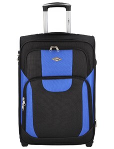 RGL Cestovní kufr Asie velikost L, černá-modrá