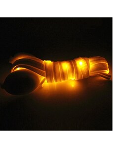 LED šňůrky do bot Žlutá