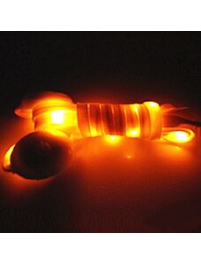 LED šňůrky do bot Oranžová