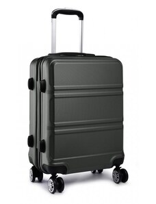 KONO Cestovní kufr - Ariel, na kolečkách cestovní, střední, šedý