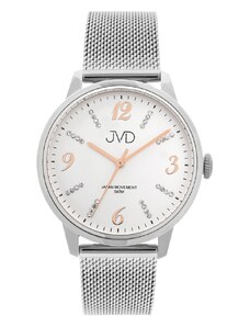 JVD Dámské luxusní stříbrné náramkové hodinky JVD J1124.2