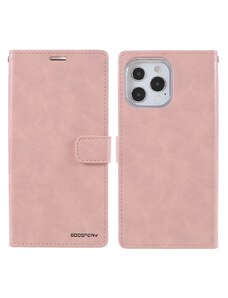 Ochranné pouzdro pro iPhone 13 Pro MAX - Mercury, Bluemoon Diary Rose