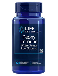 Life Extension Peony Immune 60 ks, vegetariánská kapsle, 600 mg