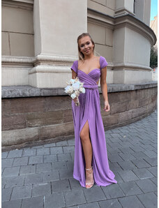 Sqvele Vázací šaty VIVIEN CLASSIC fialové
