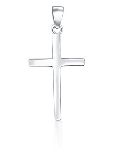 Silver Style Stříbrný přívěsek křížek 26 mm