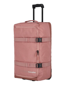 Travelite Cestovní taška na kolečkách Kick Off M Růžová
