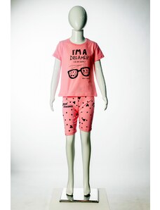 JOYCE Dívčí bavlněné pyžamo "DREAMER"/Růžová
