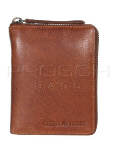 Greenburry Kožená peněženka na zip Greenburry 2907-24
