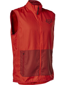 Pánská vesta na kolo Fox Ranger Wind Vest Red Clear