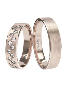 Snubní prsteny Primossa, růžové zlato - vzor č. 1182