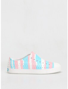 Native Jefferson Print (shell white/shell white/pastel multi stripe)modrá