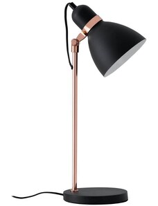 Černá kovová stolní lampa Somcasa Grisel 56 cm