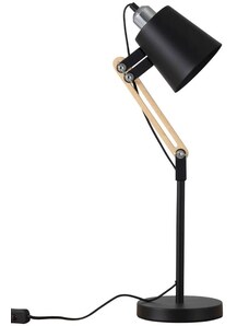 Černá kovová stolní lampa Somcasa Antia 55 cm