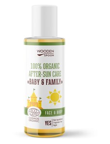 Dětský organický olej po opalování Baby & Family WoodenSpoon 100 ml
