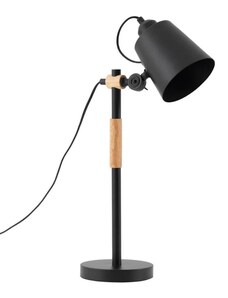 Černá kovová stolní lampa Somcasa Iria 54 cm