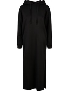 Dámská mikina Urban Classics Modal Terry Long Hoody Dress - černá