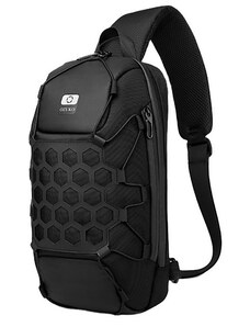 Ozuko Outdoor batoh přes rameno s USB + zámek Černý Ozuko F9358