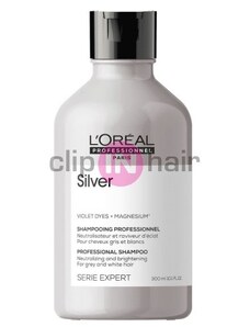 Clipinhair Loreal Serie Expert Silver - šampon pro neutralizaci žlutých tónů blond vlasů 300ml