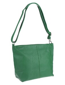 NovaKabelka.cz Kožená kabelka crossbody Prisca Verde Chiaro zelená