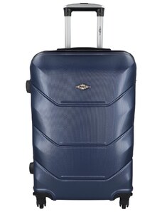 RGL Cestovní plastový kufr Sonrado vel. XL, tmavě modrá