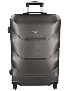 RGL Cestovní plastový kufr Sonrado vel. L, tmavě šedá