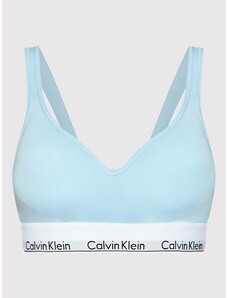 Dámská podprsenka Calvin Klein push-up - bralette, modrá